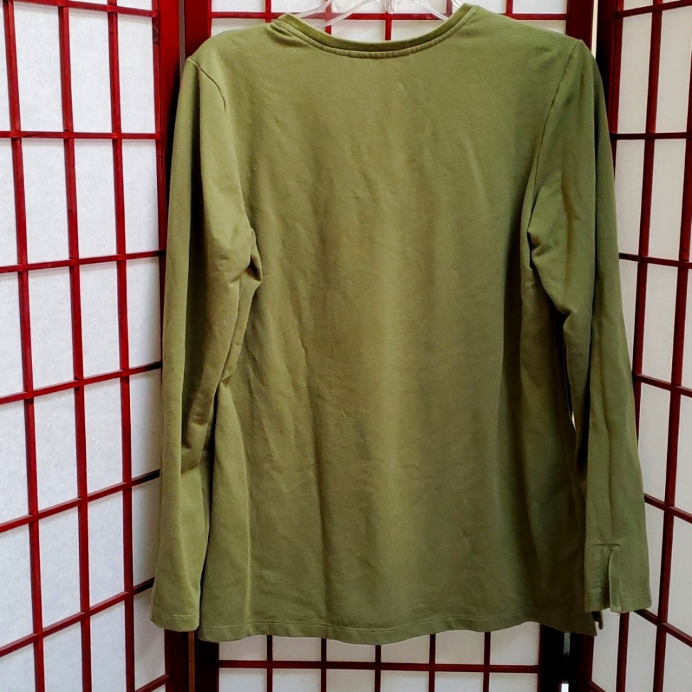 Eddie Bauer lux cotton top - Picture 6 of 7